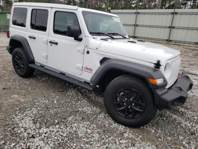 1C4HJXDG2PW617102 - 2023 JEEP WRANGLER SPORT WHITE photo 4