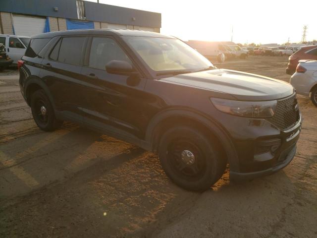 1FM5K8AB0MGC24859 - 2021 FORD EXPLORER POLICE INTERCEPTOR 黑色 照片 4