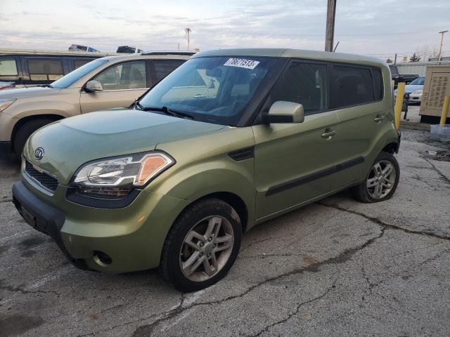 KNDJT2A22B7320499 - 2011 KIA SOUL + GREEN photo 1