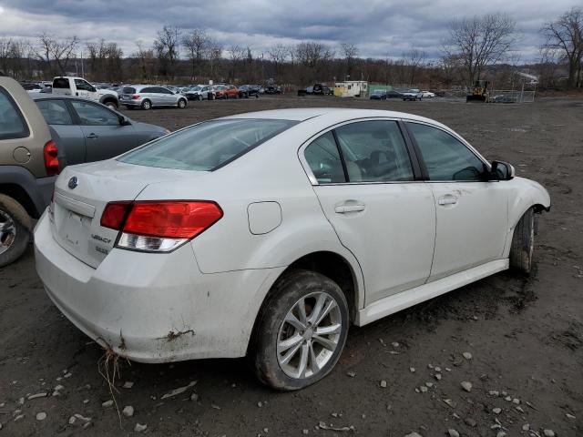 4S3BMBC62D3049262 - 2013 SUBARU LEGACY 2.5I PREMIUM WHITE photo 3