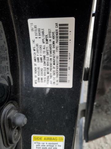 1HGCR3F85FA037180 - 2015 HONDA ACCORD EXL BLACK photo 12