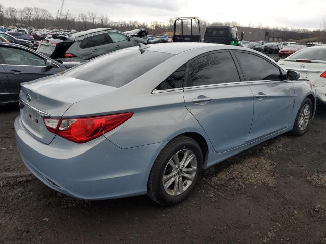 5NPEB4AC9BH139629 - 2011 HYUNDAI SONATA GLS BLUE photo 3