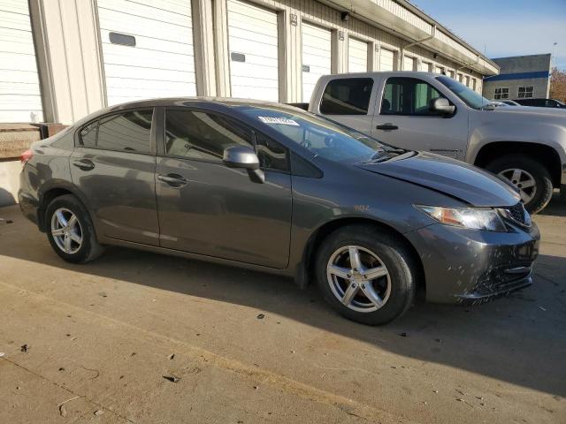 19XFB2F59DE215571 - 2013 HONDA CIVIC LX GRAY photo 4