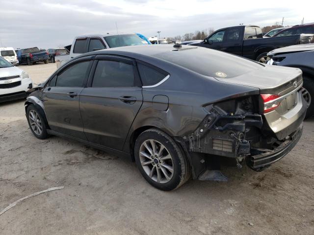 3FA6P0H76HR370152 - 2017 FORD FUSION SE GRAY photo 2