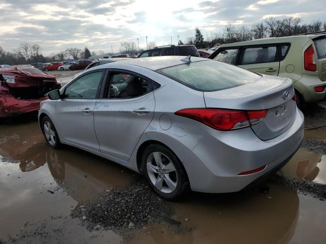 KMHDH4AE8DU527872 - 2013 HYUNDAI ELANTRA GLS SILVER photo 2