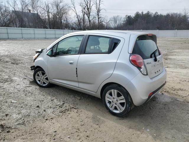 KL8CD6S93EC438297 - 2014 CHEVROLET SPARK 1LT SILVER photo 2