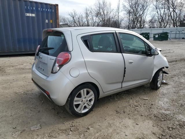 KL8CD6S93EC438297 - 2014 CHEVROLET SPARK 1LT SILVER photo 3