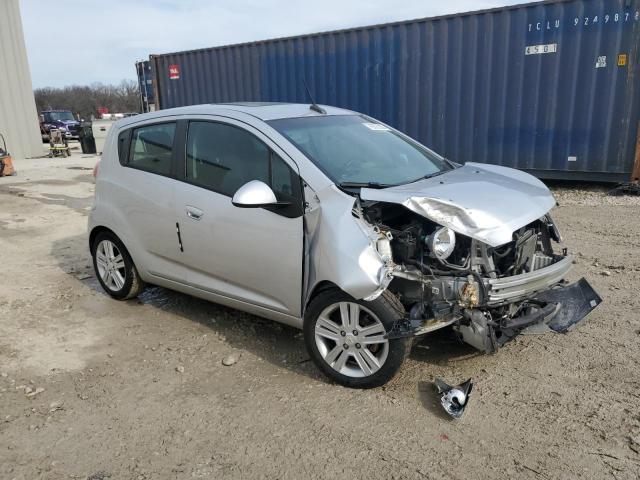 KL8CD6S93EC438297 - 2014 CHEVROLET SPARK 1LT SILVER photo 4