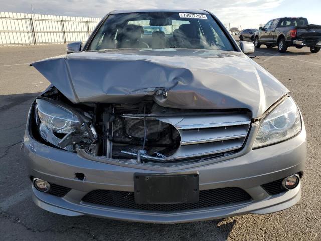 WDDGF5EB7AR111300 - 2010 MERCEDES-BENZ C 300 SILVER photo 5