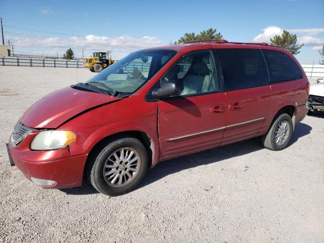 2C8GP64L43R148422 - 2003 CHRYSLER TOWN & COU LIMITED RED photo 1