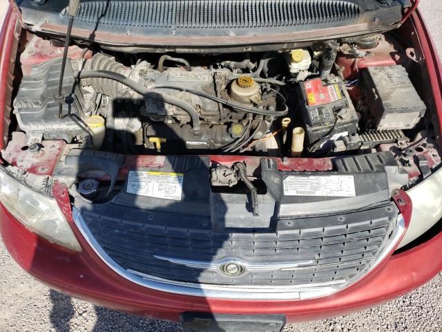 2C8GP64L43R148422 - 2003 CHRYSLER TOWN & COU LIMITED RED photo 12