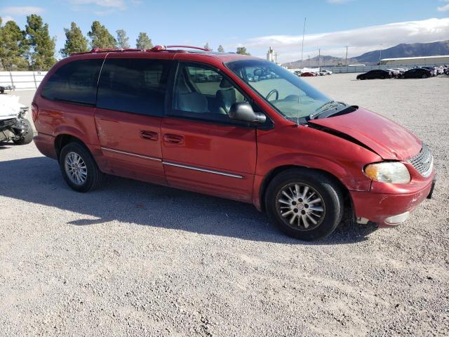 2C8GP64L43R148422 - 2003 CHRYSLER TOWN & COU LIMITED RED photo 4