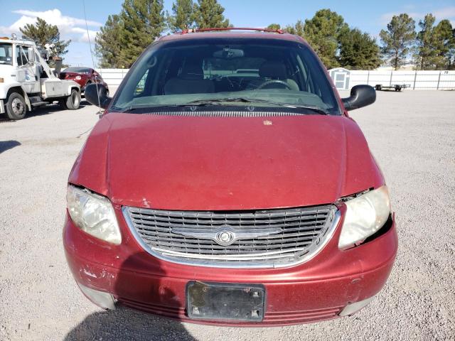 2C8GP64L43R148422 - 2003 CHRYSLER TOWN & COU LIMITED RED photo 5