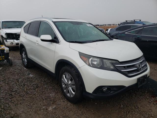 5J6RM4H77EL060894 - 2014 HONDA CR-V EXL WHITE photo 4