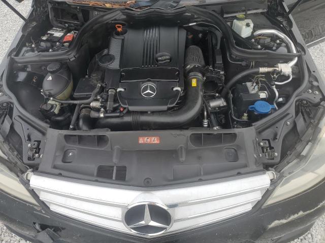 WDDGF4HB0DR262540 - 2013 MERCEDES-BENZ C 250 BLACK photo 11