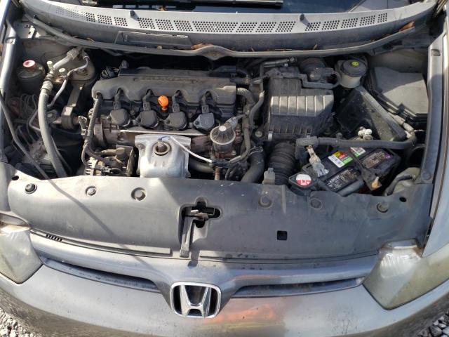 2HGFG12648H564353 - 2008 HONDA CIVIC LX SILVER photo 11