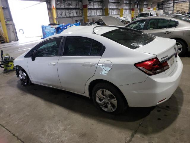 19XFB2F58FE704482 - 2015 HONDA CIVIC LX WHITE photo 2