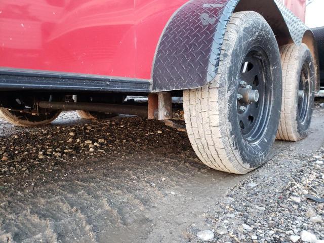 53NBE1224N1099748 - 2022 TRAIL KING ENCLOSED წითელი ფოტო 8