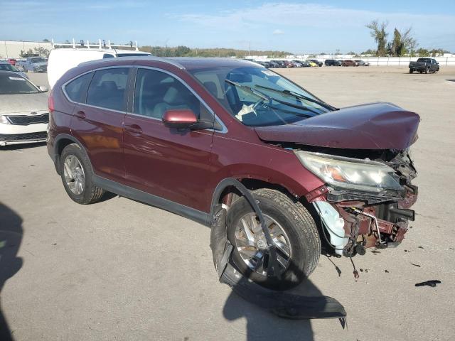 2HKRM3H71GH531137 - 2016 HONDA CR-V EXL MAROON photo 4