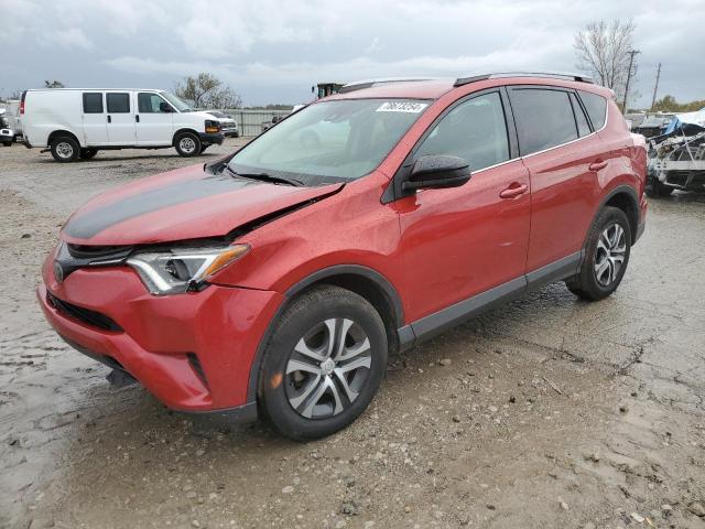 2T3ZFREV8HW360056 - 2017 TOYOTA RAV4 LE RED photo 1