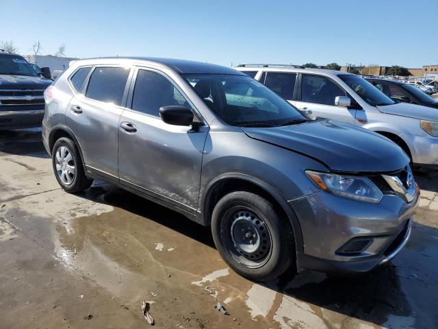 KNMAT2MVXGP615086 - 2016 NISSAN ROGUE S GRAY photo 4