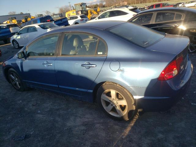 1HGFA16857L063647 - 2007 HONDA CIVIC EX BLUE photo 2