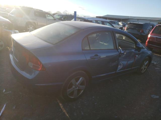 1HGFA16857L063647 - 2007 HONDA CIVIC EX BLUE photo 3