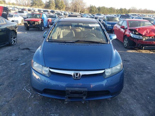 1HGFA16857L063647 - 2007 HONDA CIVIC EX BLUE photo 5