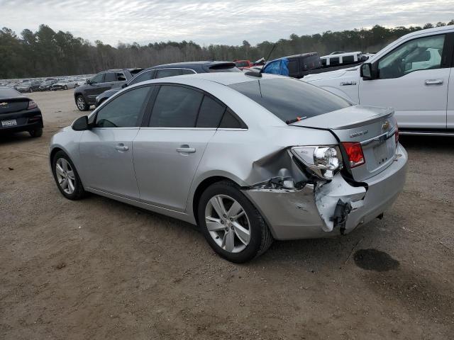 1G1P75SZ0F7257364 - 2015 CHEVROLET CRUZE SILVER photo 2