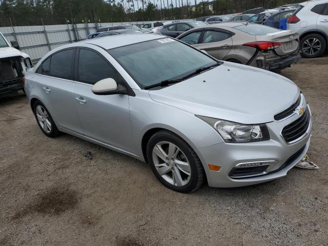 1G1P75SZ0F7257364 - 2015 CHEVROLET CRUZE SILVER photo 4