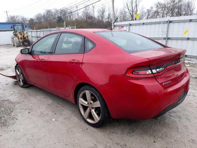 1C3CDFEB0FD244039 - 2015 DODGE DART GT RED photo 2