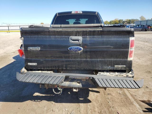 1FTEX1CM9BFA42012 - 2011 FORD F150 SUPER CAB BLACK photo 6