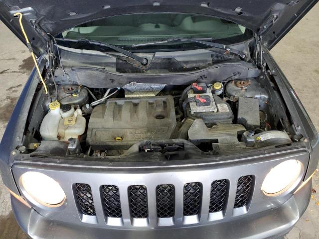 1C4NJPFB8CD542495 - 2012 JEEP PATRIOT LATITUDE GRAY photo 11