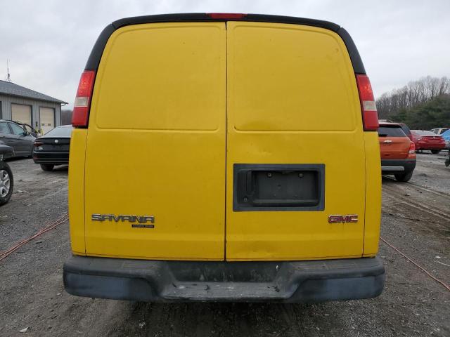 1GTW7FCA0D1189536 - 2013 GMC SAVANA G2500 YELLOW photo 6