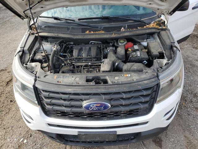 1FM5K8AR2GGA39214 - 2016 FORD EXPLORER POLICE INTERCEPTOR 白色 照片 12