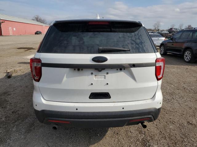 1FM5K8AR2GGA39214 - 2016 FORD EXPLORER POLICE INTERCEPTOR 白色 照片 6