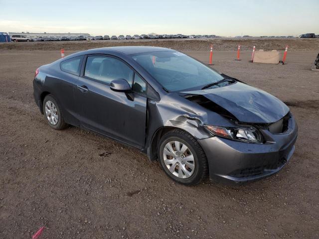 2HGFG3B42CH000686 - 2012 HONDA CIVIC LX GRAY photo 4