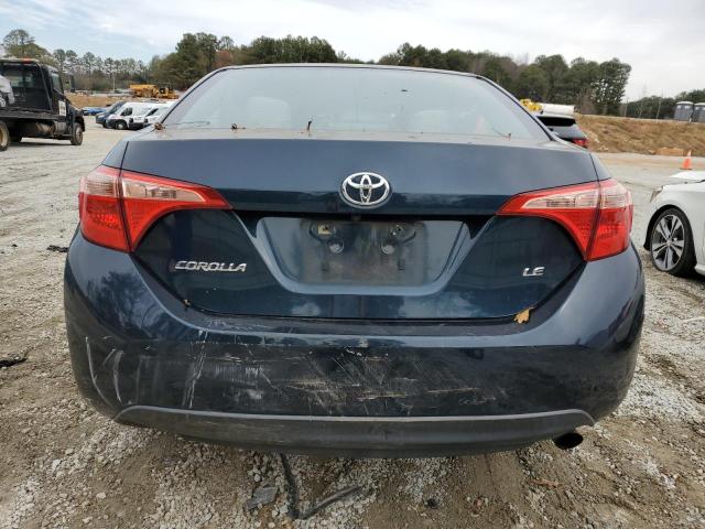 5YFBURHE5HP679444 - 2017 TOYOTA COROLLA L BLUE photo 6