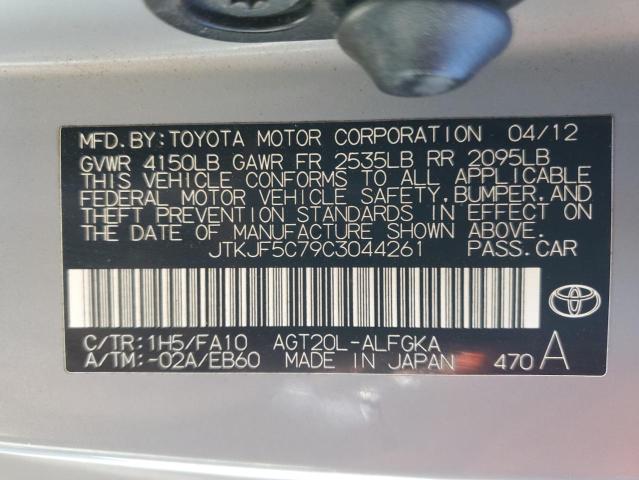 JTKJF5C79C3044261 - 2012 TOYOTA SCION TC 红色 照片 12