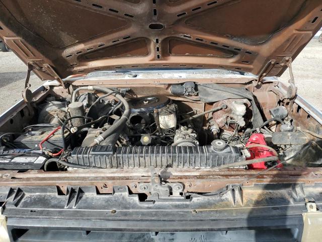 1FTEF26H5HNA99975 - 1987 FORD F250 BROWN photo 11