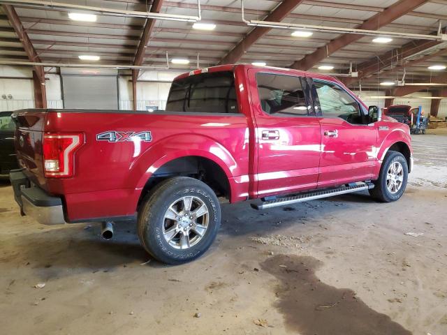 1FTEW1EPXFFB60635 - 2015 FORD F150 SUPERCREW RED photo 3