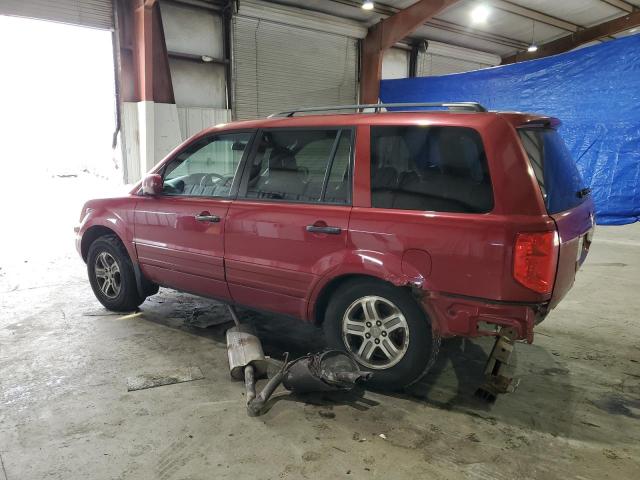 2HKYF18543H596423 - 2003 HONDA PILOT EXL BURGUNDY photo 2