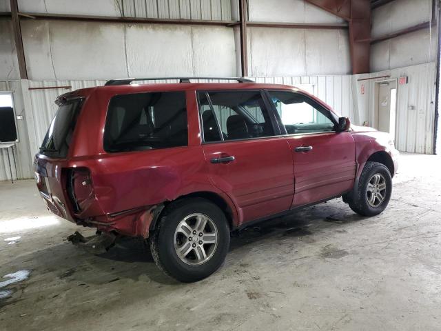 2HKYF18543H596423 - 2003 HONDA PILOT EXL BURGUNDY photo 3