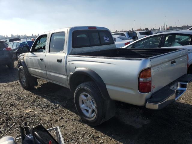 5TEGN92N82Z080521 - 2002 TOYOTA TACOMA DOUBLE CAB PRERUNNER GRAY photo 2