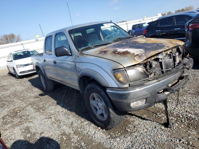 5TEGN92N82Z080521 - 2002 TOYOTA TACOMA DOUBLE CAB PRERUNNER GRAY photo 4