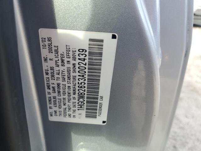 1HGCM82653A002439 - 2003 HONDA ACCORD EX SILVER photo 13