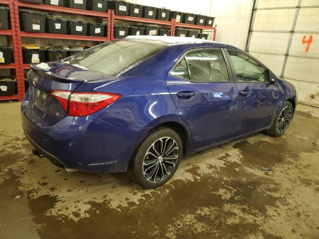 5YFBURHE4FP185251 - 2015 TOYOTA COROLLA L BLUE photo 3