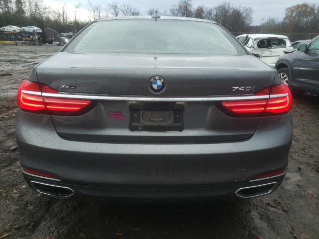 WBA7E4C57JGV23665 - 2018 BMW 740 XI GRAY photo 6