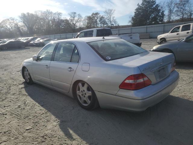 JTHBN36F240149277 - 2004 LEXUS LS 430 SILVER photo 2