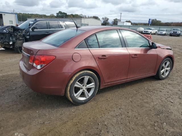 1G1PE5SB1D7153536 - 2013 CHEVROLET CRUZE LT MAROON photo 3